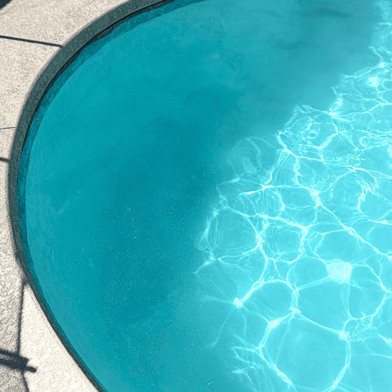 After acid wash pool condition