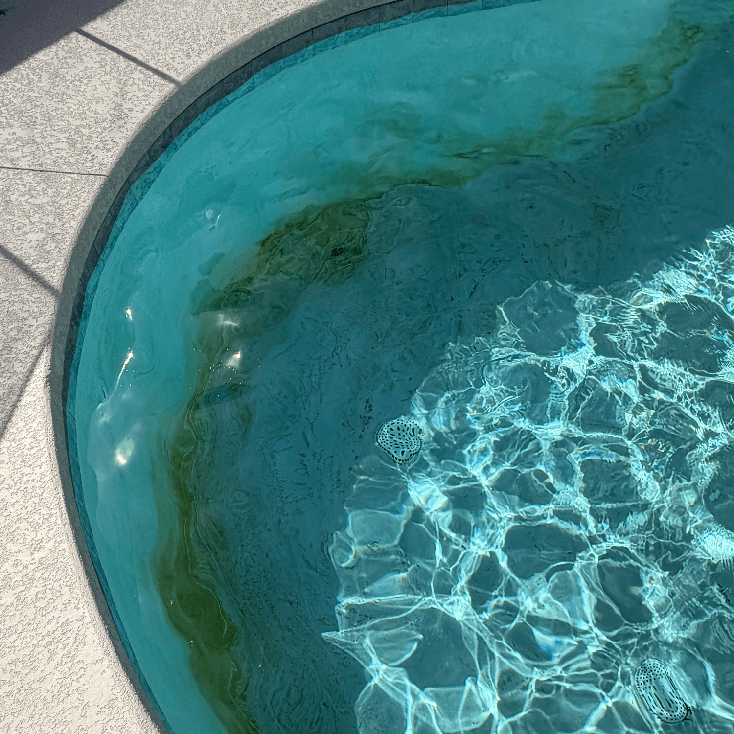 Before acid wash pool condition